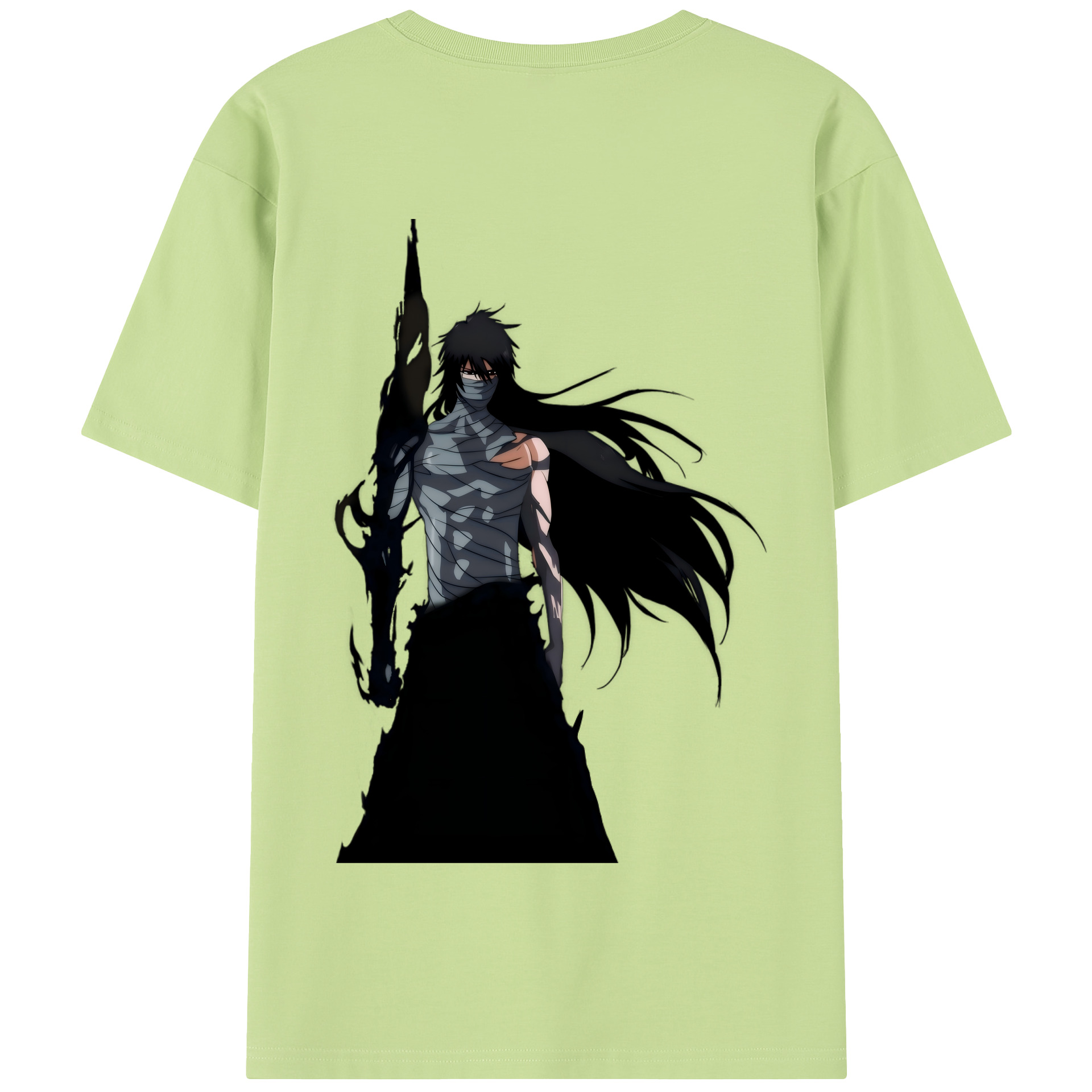 （画像用） ブリーチ 黒崎一護（くろさき いちご）BLEACH Kurosaki Ichigo 綿100％半袖Tシャツ（背面プリント）